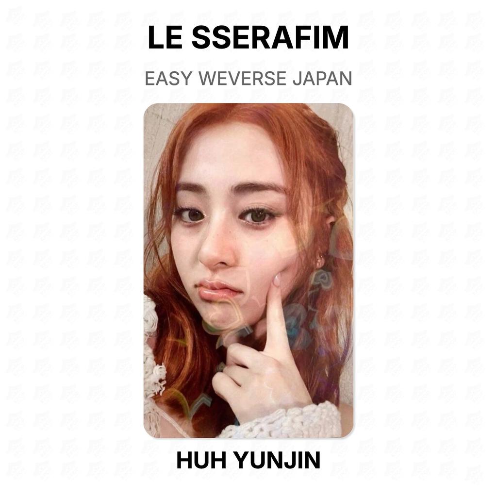 LE SSERAFIM Официальная фотокарточка EASY WEVERSE JAPAN