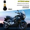 10pcs TR412 Tubeless Tire Tyre Valves Replacement Snap-in Rubber Valve Stems for Car Motorcycle
