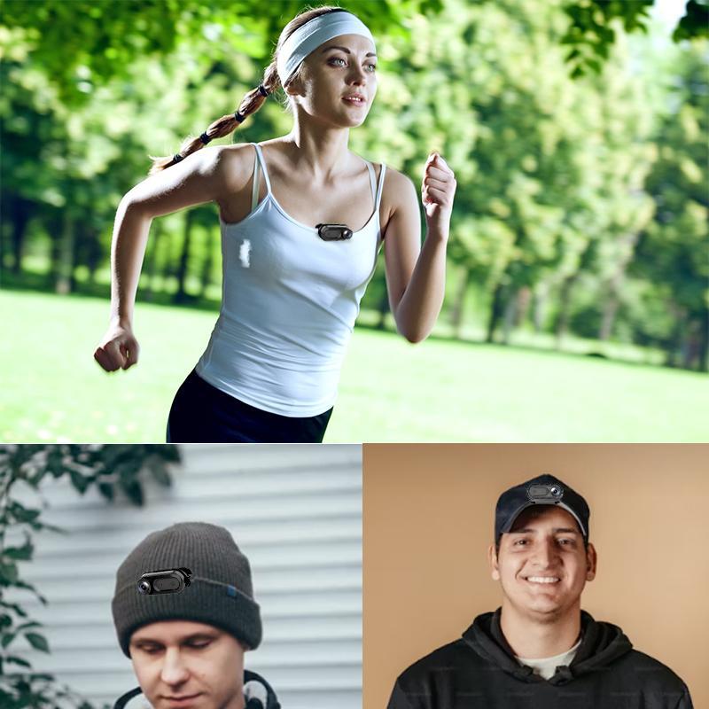 VD02 1080P Водонепроницаемая 2 метра Экшн-камера-миниатюра POV-камера Маленькая магнитная нательная камера Портативная камера для видеоблогинга, Свободные руки