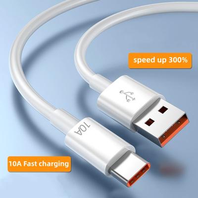 Кабель USB Type C 120 Вт Super Fast Charging Зарядный Адаптер Дата-кабель 10А USB-A на USB-C Кабель Quick Charge Дата-кабель 0.25/1/1.5/2М