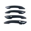 Car Decoration Door Bowl Handle Cover For Hyundai Elantra CN7 - Carbon Fiber Chrome Silver Cars Accessories
