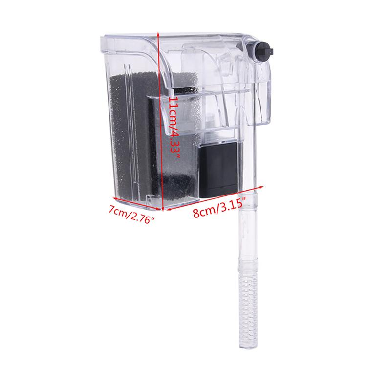 New Waterfall Hang On External Oxygen Pump Water Filter F Aquarium Fish Tank