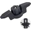 Omoojee Kayak Track Mount Anchor Cleat, Rope Cleat для аксессуаров для крепления на рельсы каяка, черный