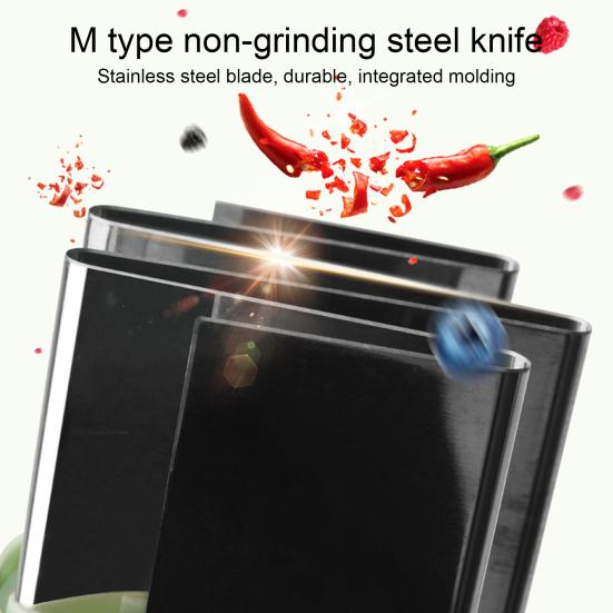 Чеснокотница с острым лезвием, многофункциональная ручная вращающаяся мельница для измельчения лука, измельчитель чеснока, кухонный гаджет