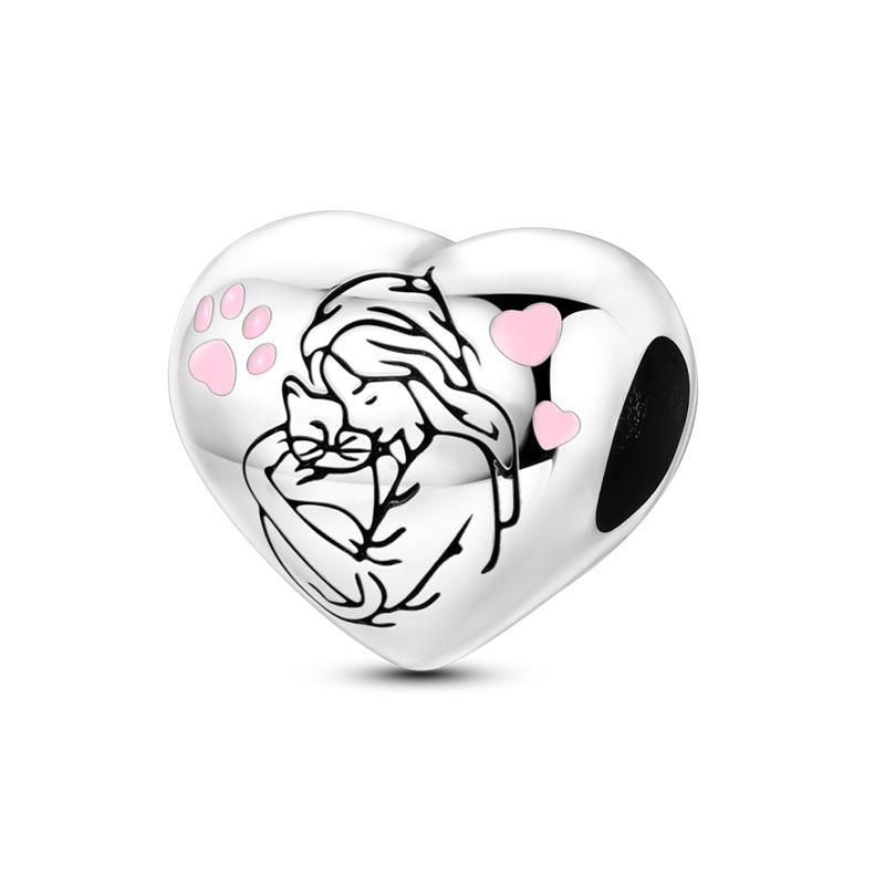 copper Colorful Charm Bead Charms Bead Sparkling Inlaid Zirconium Pendants Compatible With Authentic Accessories Bracelets Jewellery Gift