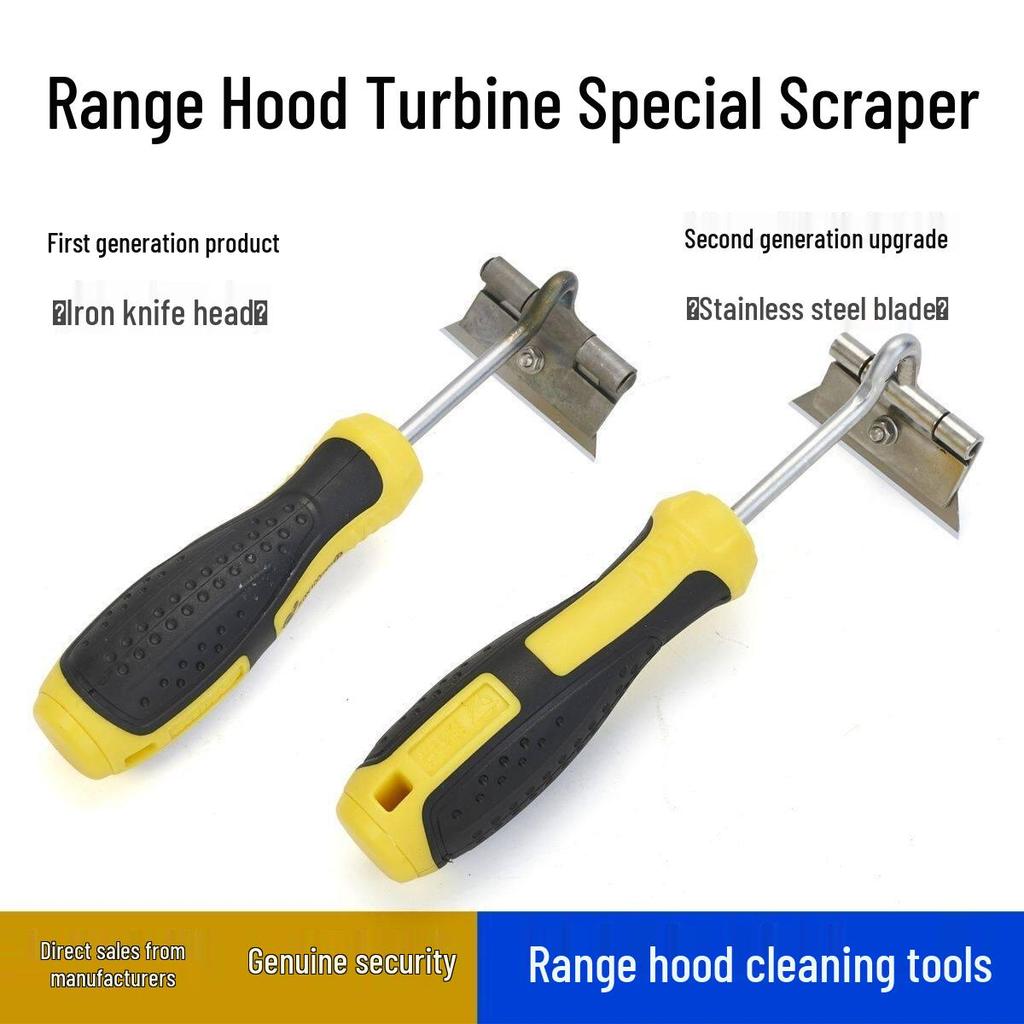 Home Appliance Oil Fume Hood Cleaning Tool: Turbine Housing Scraper and Utility Knife