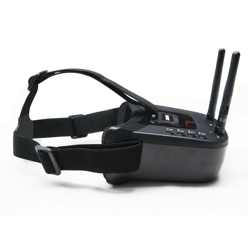 Мини FPV Очки 5.8ГГц 3 Дюйма 40 Каналов 480x320 LCD Экран 1200 мАч FPV Видео Шлем Очки с аккумулятором