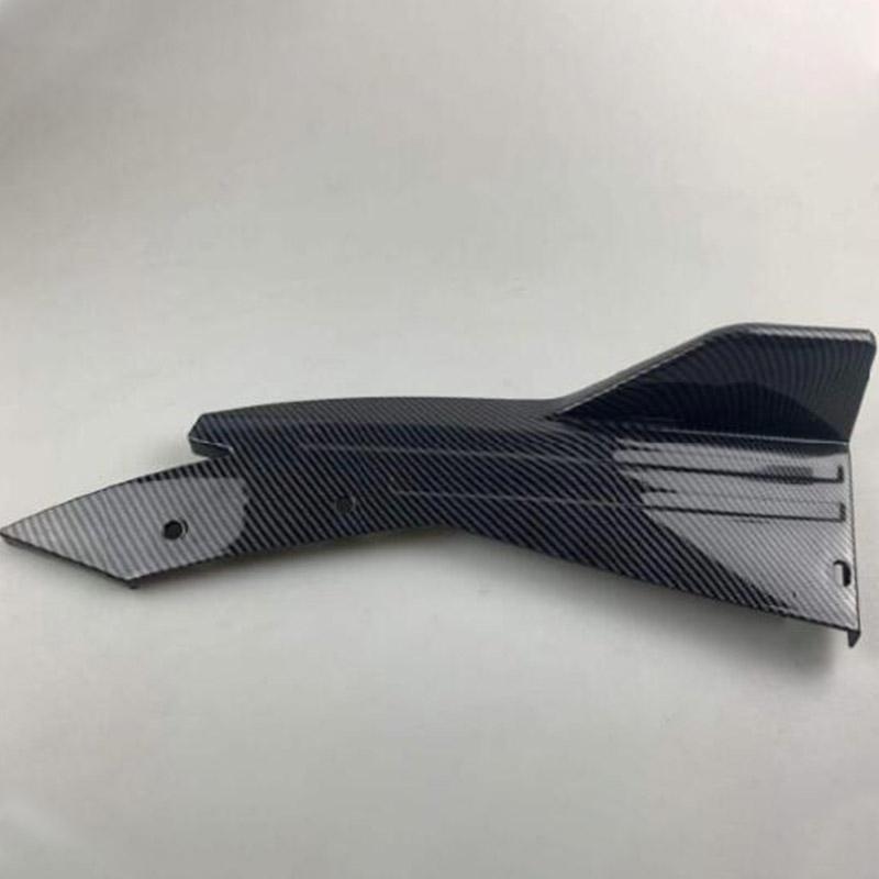 2 шт. Универсальный автомобильный задний бампер спойлер губа карбоновое волокно крыло отделка защита противоударный диффузор боковая юбка обертка угловой сплиттер