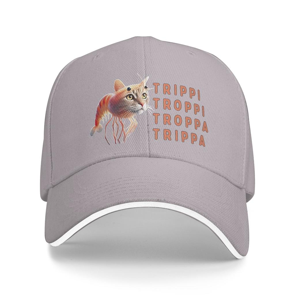 Кепка бейсболка Trippi Troppi Кот Уличный стиль Хип-хоп Кепки Летние Для пары Женские K-pop Рок Бейсболки
