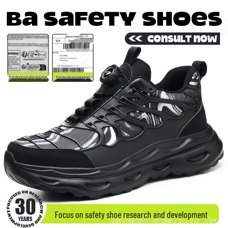 New Anti-Smash, Anti-Puncture Safety Work Shoes - Comfortable for Extended Standing