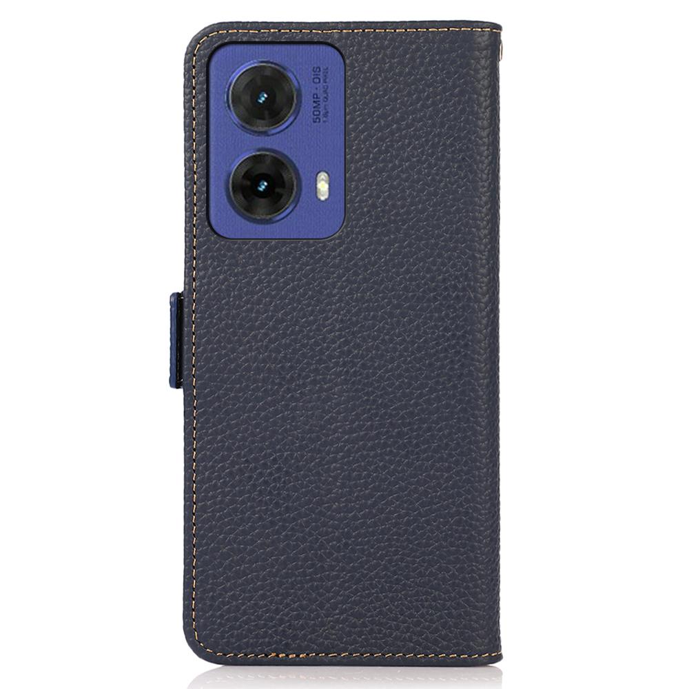 Для Motorola Moto G85 5G/S50 Neo 5G Чехол из натуральной коровьей кожи Чехол для телефона с RFID-блокировкой