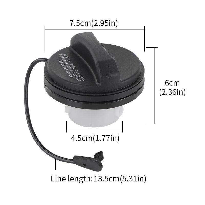 Car Fuel Tank Gas Cap Black Fuel Tank Cover Cap For Land Rover Discovery Range Rover Sport Evoque LR138718 LR138720 LR062454