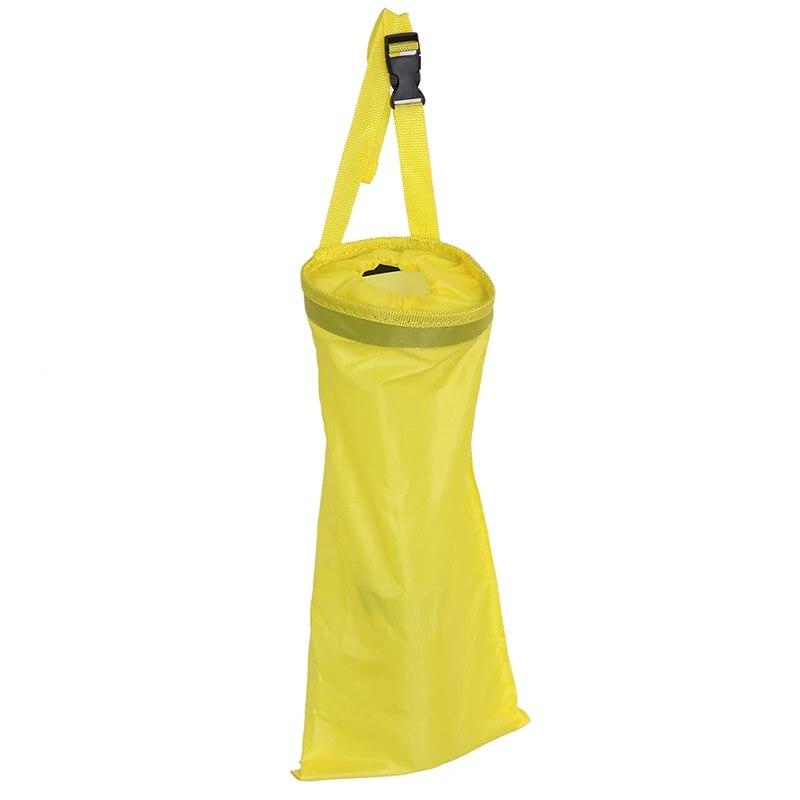 Hot Sale 1Pcs Auto Dustbin Garbage Rubbish Storage Container Hang Litter Bag Waste Bin Car Seat Back Trash