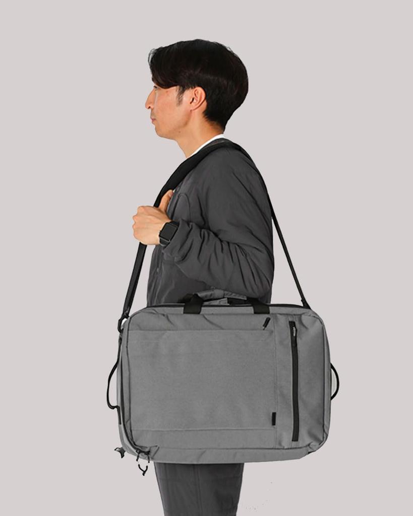 Деловая сумка для повседневного использования, 3-сторонняя деловая сумка, новая серая [Snow Peak]