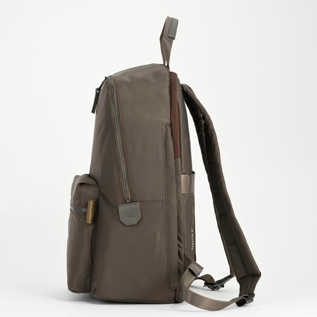 И дневной рюкзак Haun Beautiful Commuting to School Business Backpack дюймовый ПК A4 Файловый отсек Сиреневый розовый В40 x Ш28 x Г16 см [Double Night] 13.3