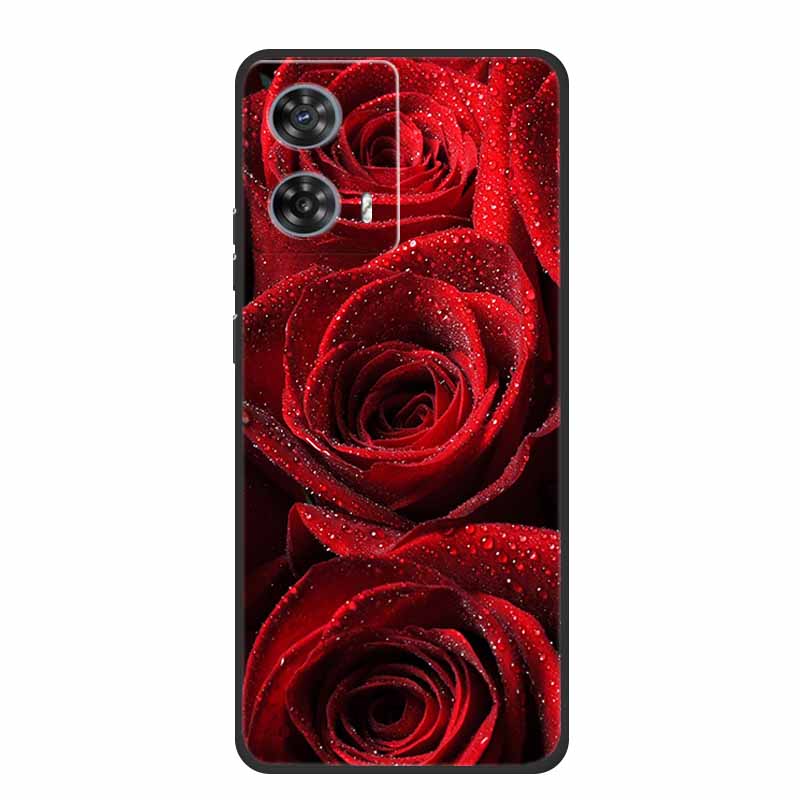 Phone Case For Moto Edge 50 Fusion Back Cover Case Shockproof Black Silicone Soft Funda For Motorola Edge 50 Fusion Case 6.7"