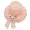 Женская солнцезащитная кепка, летняя соломенная шляпа с цветочной лентой и бантом, солнцезащитный крем, открытая шляпа для пляжного отдыха, отдыха, анти-УФ-защитная шляпа, универсальная солнцезащитная шляпа