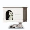 КРИС ГУД Открытый Кошачий Дом Открытый (Серый)