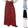 Women's Summer Loose Straight Casual Denim Skirt