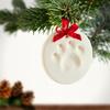 2 Pcs Dog/Cat Paw Print Kit DIY Pet Paw Print Hanging Ornament with Customization Tools And Display Stand Clay Pawprint Keepsake Kit