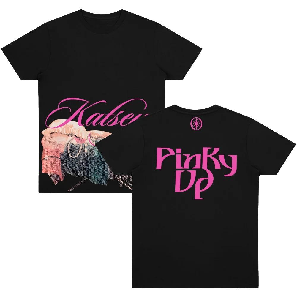 2026 Kpop Katseye PINKY UP Graphic Fashion T Shirts Pop Music Unisex Women Korean Aesthetic Tshirts Loose Male Cotton Casual Tees