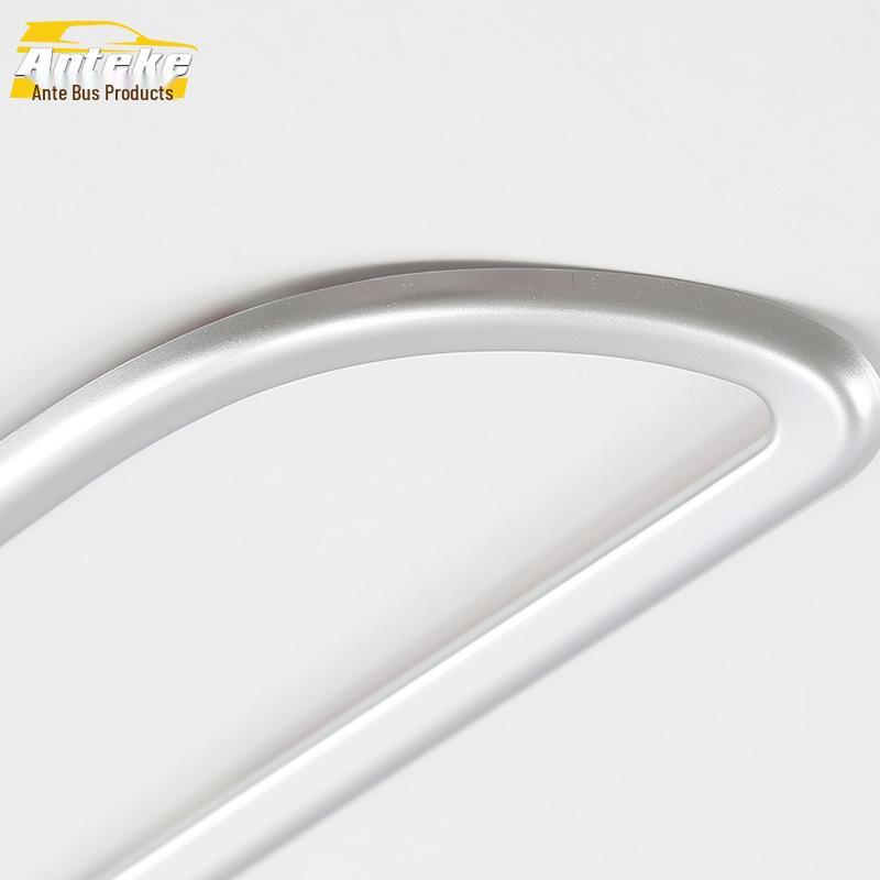 Outlander 2017 Rear Row Armrest Bright Ring & Cup Holder Decorative Sticker Set