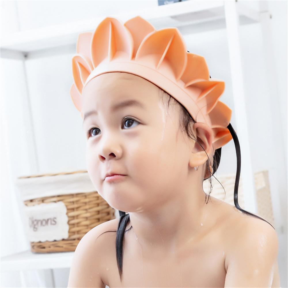 Baby Shampoo Cap Adjustable Wash Shower Hat For Newborn Kids Ear Protection Children Bath Visor Head Cover Cute Shield