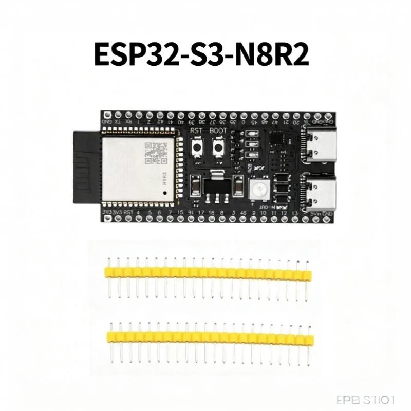 Отладочная плата ESP32-S3-DevKitC-1 Низкое энергопотребление 2,4 ГГц WiFi BT Модуль 8 МБ PSRAM 16 МБ Flash для Прототипирования Носимых Устройств