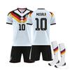 Подростки Дети Взрослые Индивидуальное Имя Футбольная Форма 2026 Чемпионат Мира по Футболу Германия Домашняя #10 МУСИАЛА Тренировочный Комплект с Носками