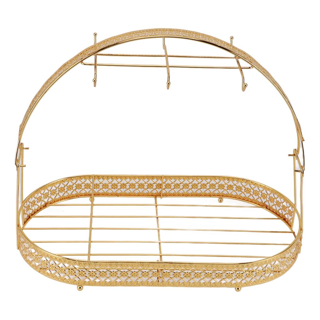 Подставка-держатель для кружек Железный Органайзер для кофейных чашек и тарелок Сушилка для кружек Стойка для хранения с 6 крючками для