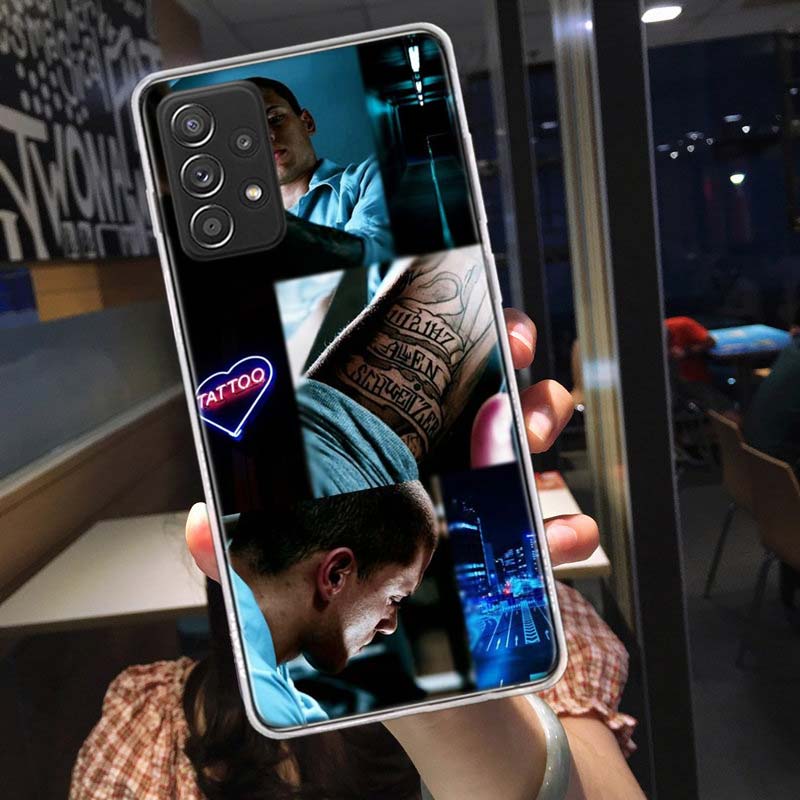 Чехол для телефона из сериала Побег из тюрьмы для Samsung A54 A57 A37 A17 A14 A15 A12 A24 A34 A55 A35 A25 A52S A07 A05S A04S A22 A32 A72 Gal
