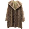 ROSE COUTURE 60s 70s Vintage Fake Fur Coat Brown Women Used