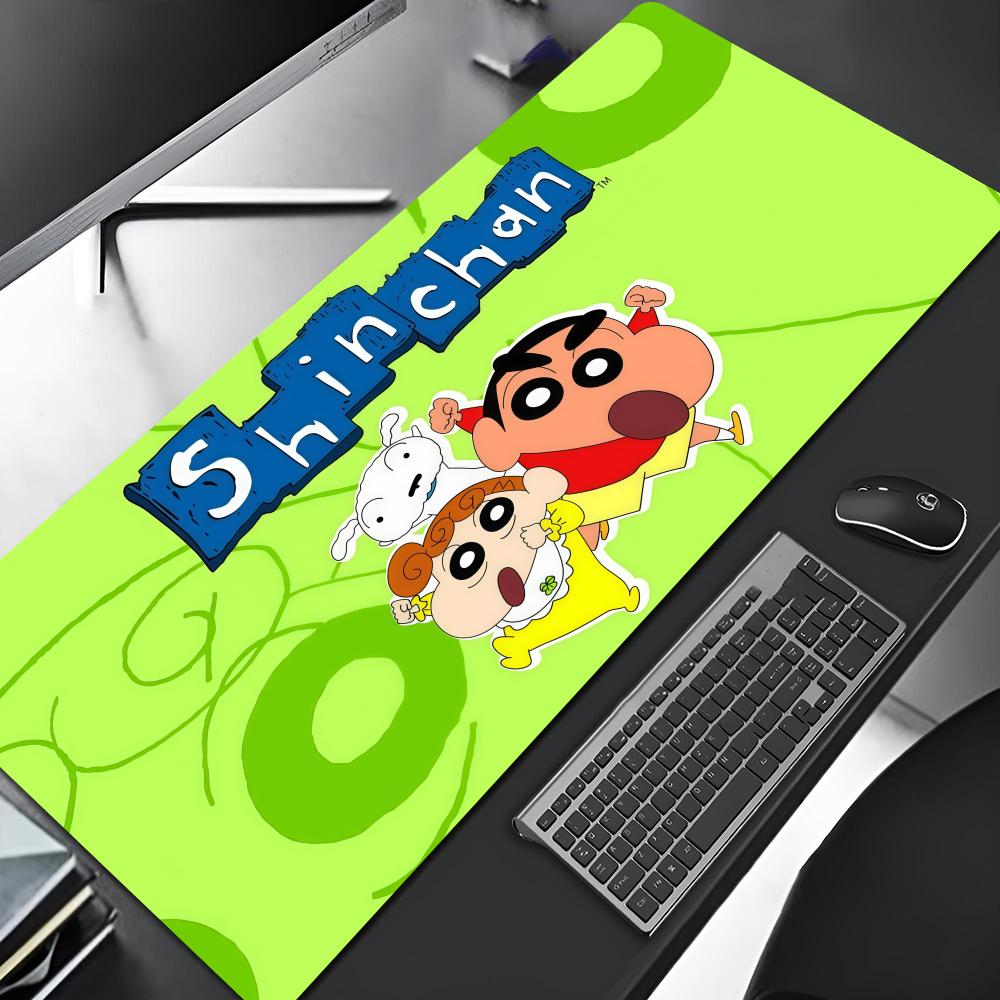 Anime Crayons Shinchans Mouse Pad Cartoon Lockedge Large Gaming Pad Computer Gamer Keyboard Mat Desk Mousepad Pc Desk Pad