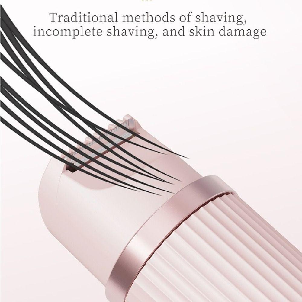 Rechargeable Electric Shaver Double Head Body Shaver Portable Hair Removal Machine Full Body