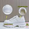 Foam Sole White Shoes Women's 2025 Summer New Mesh Breathable Women's Shoes Thick Sole Heightening Board Shoes Versatile Casual Shoes