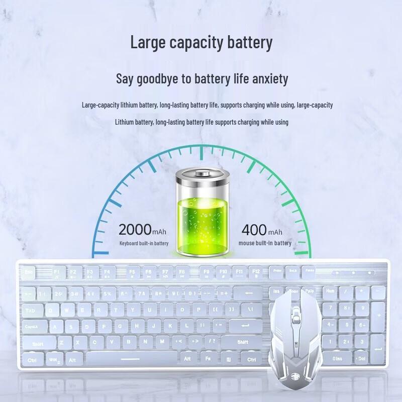 EWEADN X7S Wireless Keyboard and Mouse Set