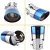 Auto Pipe Car Exhaust Tip Tail Muffler Stainless Steel Replacement Accessories D