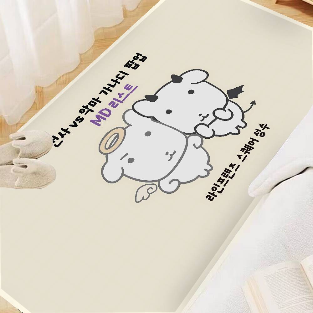 Cute GANADI Entrance Door Mat Washable Non-Slip Living Room Sofa Chairs Area Mat Kitchen Welcome Doormat