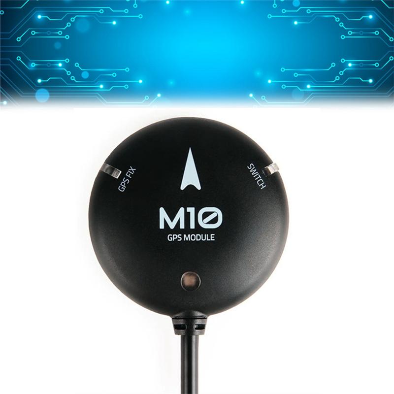 GPS-модуль A28G-M10 с компасом, светодиодным индикатором, новейшей системой спутниковой навигации для полетного контроллера Pix32 Pixhawk