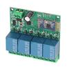 4-канальный модуль реле Bluetooth, дистанционное управление, высокая помехоустойчивость для умного дома