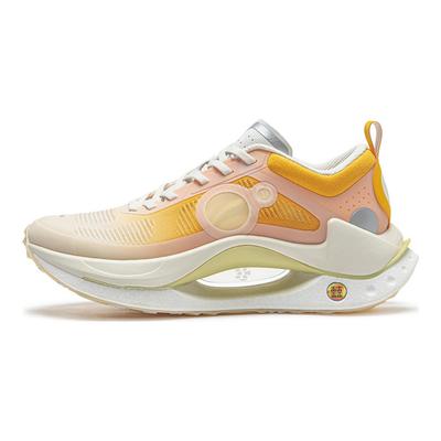 Li Ning Absolute Shadow CRC удобные легкие амортизирующие кроссовки с низким верхом для бега мужские кроссовки ванильно-желтые AZGT017-13