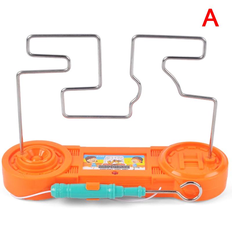Kids Collision Electric Shock Touch Maze Game Party Funny Science Experiment Toy