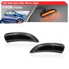 2x Smoked Dynamic Amber Rearview Side Mirror Indicator Lamp Led Side Marker Lights For Ford Fiesta 2008-2017 B-Max 2008-2017