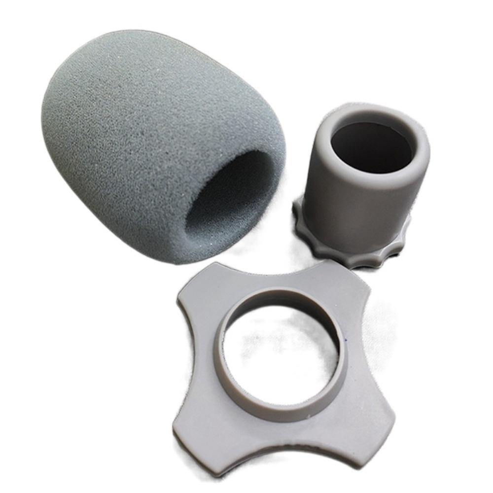 Silicone Microphone Skidproof Case Shakeproof Mic Non-Skid Ring Silicone Ring  Wired/Wireless Mic
