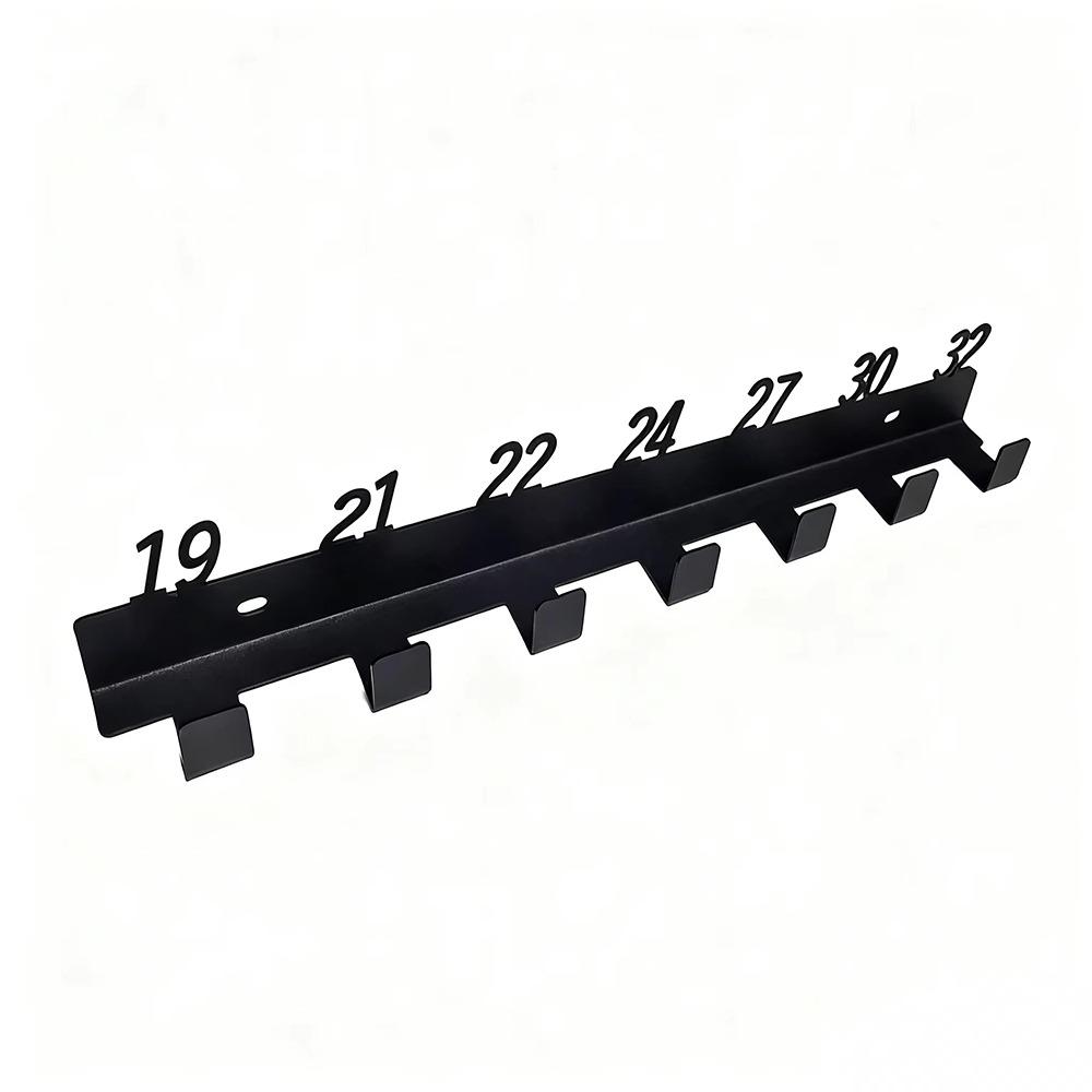 Metal Wrench Sorting Rack Multi-Hole Wrench Storage Rack For Workshop Tool Organization