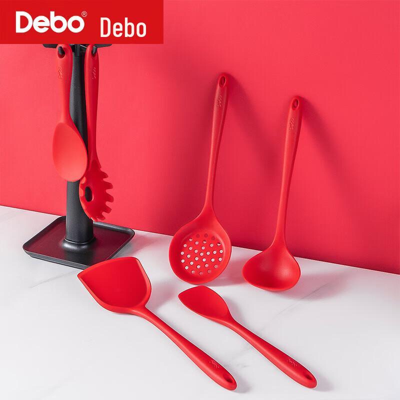 Debo Rebecca 7-Piece Silicone Kitchen Utensil Set