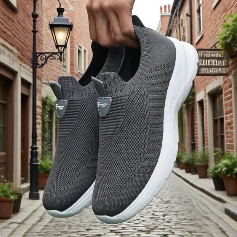 New Men's Walking Shoes Stretch Flex Mesh Male Yoga Fitness Shoes Fashion Breathable Vulcanized Fitness Sneakers Tenis Masculino