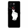 3D чехол для Honor X7d 5G Чехол X 7 d Coque 6.77" Тиснение Цветы Черный Силикон Мягкая задняя крышка Для Honor X7d 4G Чехлы Оболочка Funda