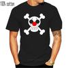One Piece T-Shirt Buggy Pirates Clown Pirate Flag Anime Black Top Mens S To 2Xl Graphic Tee Shirt