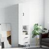 VidaXL Highboard White 34.5x34x180 Cm Engineered Wood 3198913
